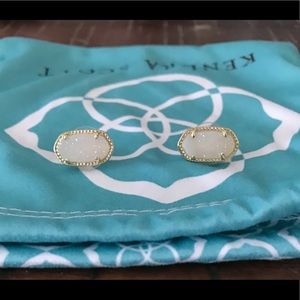 Kendra Scott Iridescent Drusy Earrings